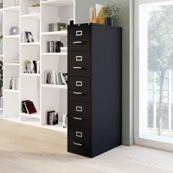 File Cabinets*Staples 5-Drawer Vertical File Cabinet, Letter Size, Lockable, 61.38