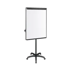 Dry Erase*Staples Dry Erase Easel, 74.5", Black Steel (28833US/CC)