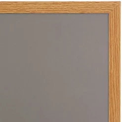 Bulletin*Quartet Staples Durable Cork Bulletin Board, Oak Finish Frame, 2' x 3' (85223B)