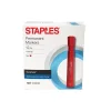 Markers|Staples DuraMark Permanent Markers, Medium Point, Red, 12/Pack (18892)
