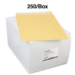 Online Staples EasyClose Self Seal #10 1/2 Kraft Catalog Envelope, 9