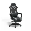 Gaming Chairs*Emerge Staples Vomax Bonded Leather Ergonomic Gaming Chair, Black/Gray (61364)