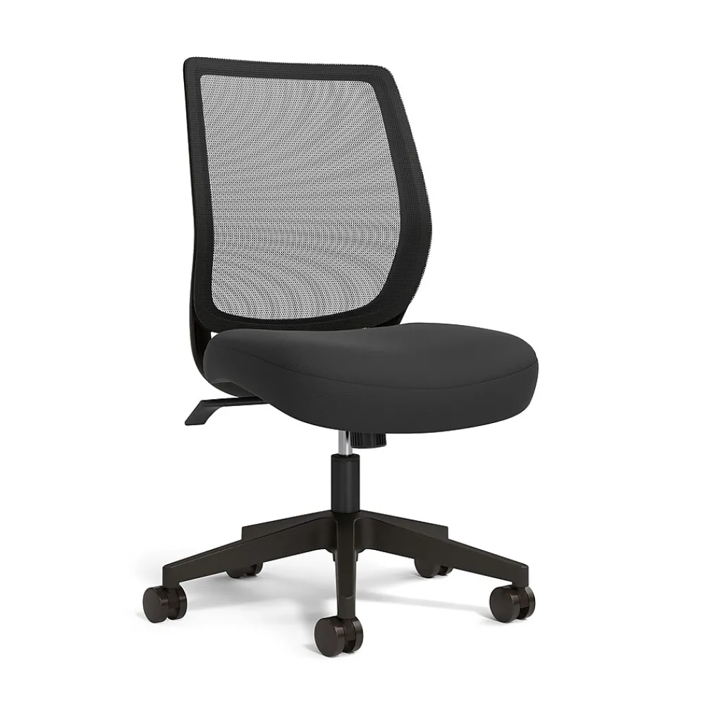 Ergonomic Chairs*Staples Essentials Ergonomic Fabric Swivel Task Chair, (UN56947) Black