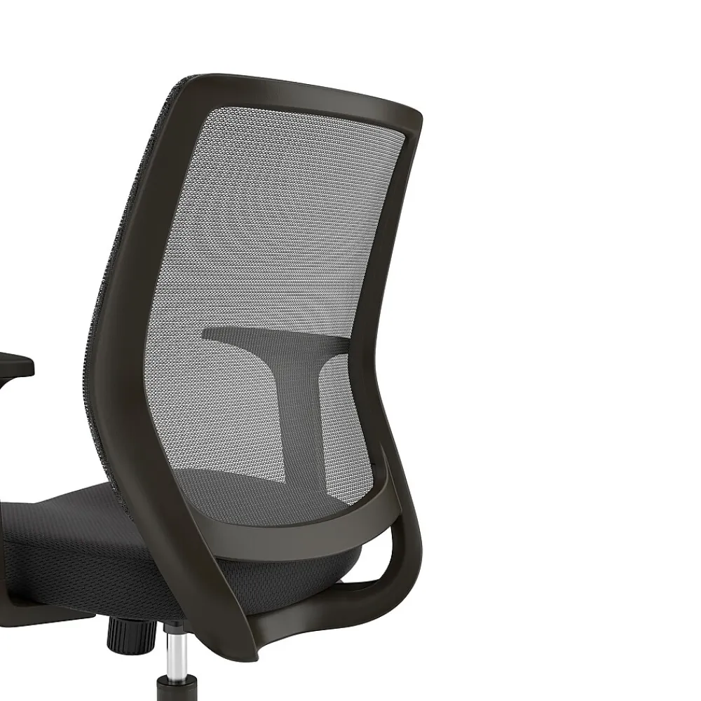 Ergonomic Chairs*Staples Essentials Ergonomic Fabric Swivel Task Chair, (UN56947) Black