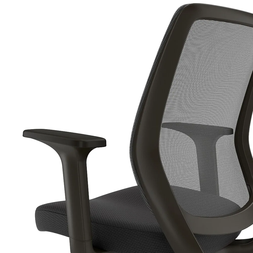 Ergonomic Chairs*Staples Essentials Ergonomic Fabric Swivel Task Chair, (UN56947) Black