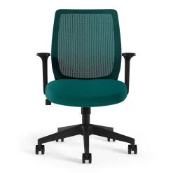 Ergonomic Chairs*Staples Essentials Ergonomic Fabric Swivel Task Chair, (UN60410) Teal