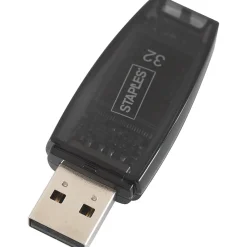 Hot Staples Everyday 32GB USB 2.0 Type A Flash Drive, Black (28205)