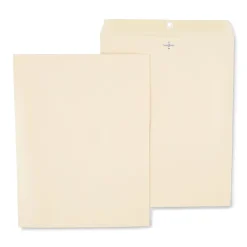 Best Staples Extra-Heavyweight Clasp & Moistenable Glue #15 1/2 Catalog Envelope, 12" x 15 1/2", Beige, 100/Box (ST122150-CC)