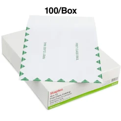 New Staples First Class EasyClose Catalog Envelopes, 10