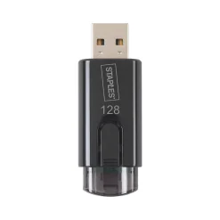 Staples 128GB USB 2.0 Type A Flash Drive, Black (27991)