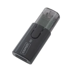 Staples 8GB USB 2.0 Type A Flash Drive, Black, 5/Pack (28194)