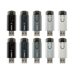 Staples 16GB USB 2.0 Type A Flash Drive, Assorted Colors (52548)