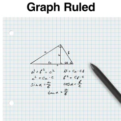 Filler Paper|Staples ® Graph Ruled Filler Paper, 8