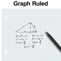 Filler Paper|Staples Graph Ruled Filler Paper, 8.5