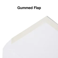 New Staples Gummed #6 Business Envelopes, 3 5/8" x 6 1/2", White, 500/Box (187005N)