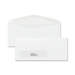 Hot Staples Gummed #9 Business Envelope, 3 7/8" x 8 7/8", White Wove, 500/Box (351470N)