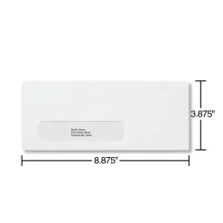 Hot Staples Gummed #9 Business Envelope, 3 7/8