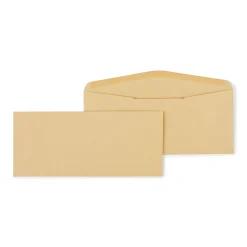 Best Staples Gummed #11 Business Envelopes, 4 1/2" x 10 3/8", Brown, 500/Box (SPL535153)