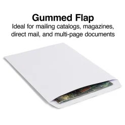 Discount Staples Gummed Catalog Envelopes, 10"L x 13"H, White, 100/Box (295840N)