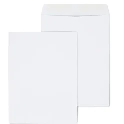 Discount Staples Gummed Catalog Envelopes, 9"L x 12"H, White, 100/Box (50264/47286N)