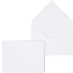 Clearance Staples Gummed Invitation Envelopes, 5 3/4" x 4 3/8", White, 250/Box (266767N)