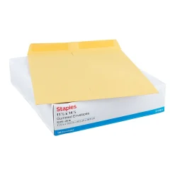 New Staples Gummed Kraft Catalog Envelopes, 11.5