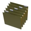 Hanging File Folders|Staples Hanging File Folders, 1/5-Cut Tab, LLetter Size, Standard Green, 50/Box (45444-US)