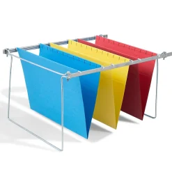 Hanging File Folders|Staples Hanging File Folders, Stright Cut, Letter Size, Assorted Colors (ST419614)