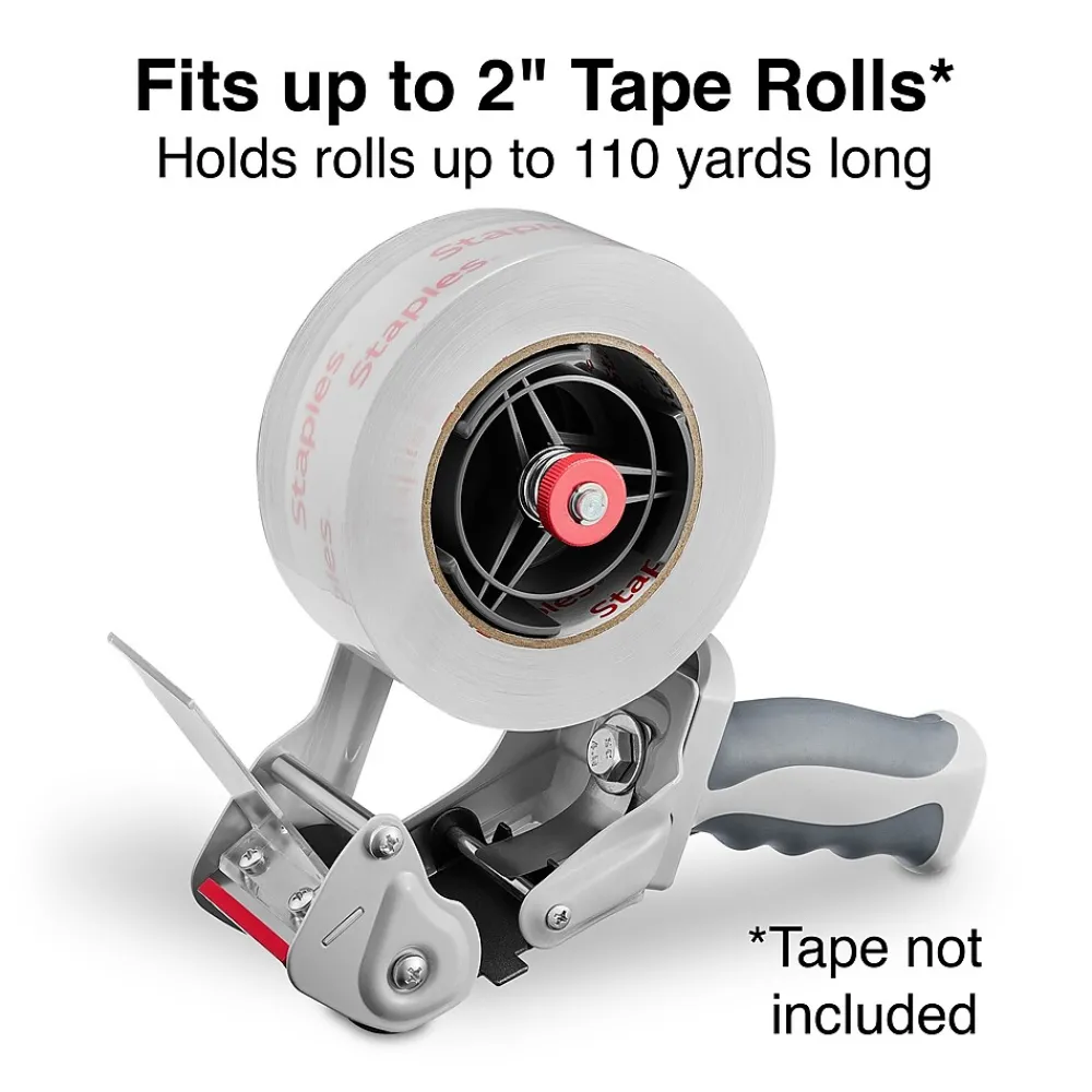 Discount Staples Heavy Duty 2" Handheld Packing Tape Dispenser, Dark Gray (ST56469-CC)