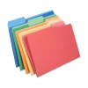 File Folders|Staples Heavyweight File Folders, 1/3-Cut Tab, Legal Size, Assorted Colors, 50/Box (ST18366-CC)