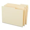 File Folders|Staples Heavyweight File Foldes, 1/3-Cut Tab, Letter Size, Manila, 12/Pack (WPT20537)