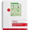Sheet Protectors|Staples Heavyweight Sheet Protector, 8.5" x 11", Clear, 100/Box (31866)