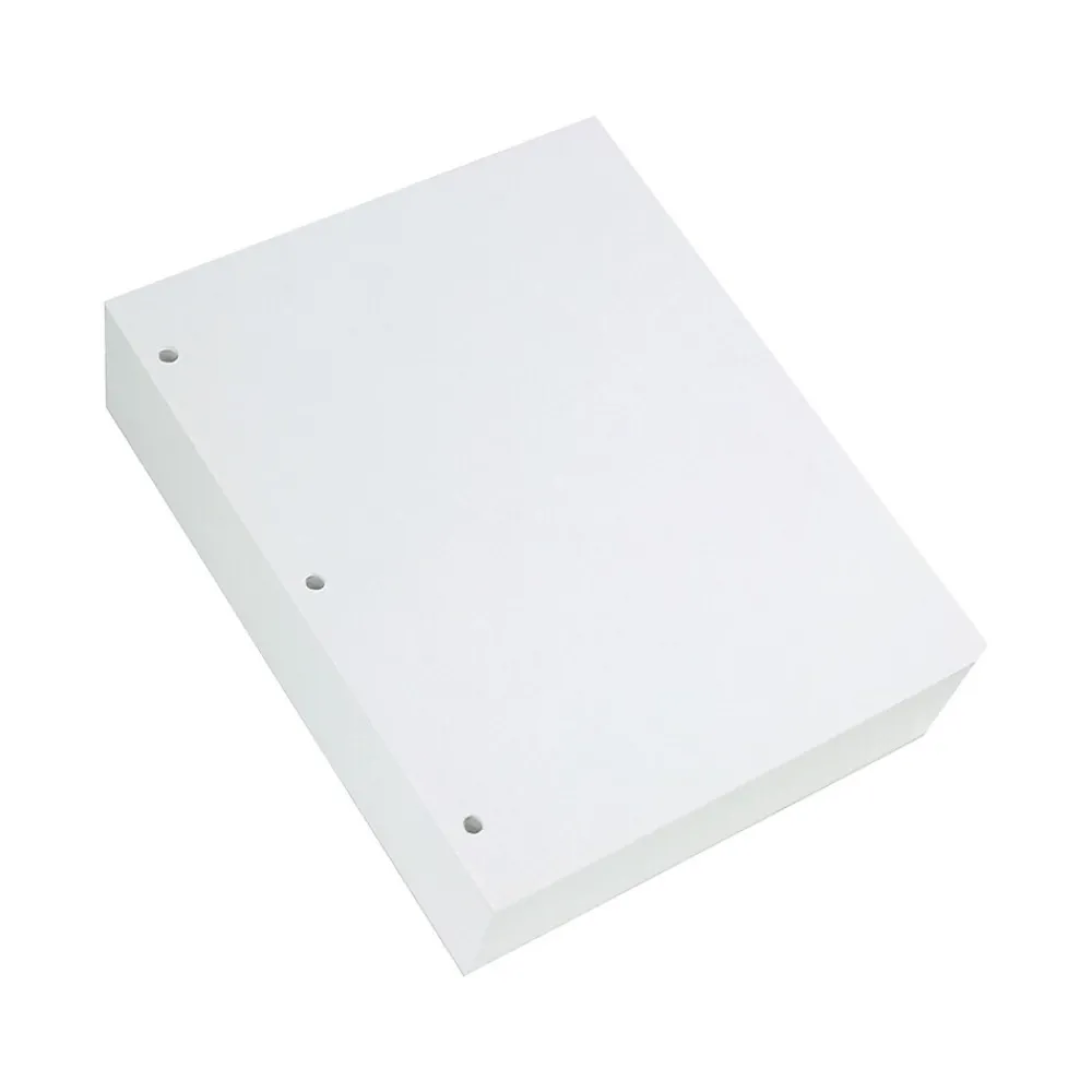Copy Paper*Staples 3-Hole Punch Copy Paper, 8.5" x 11", 20 lbs., 500 Sheets/Ream, 10 Reams/Carton (221192)