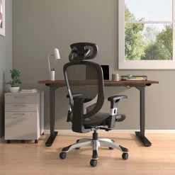Ergonomic Chairs*Staples Hyken Ergonomic Mesh Swivel Task Chair, (UN59464) Charcoal Gray