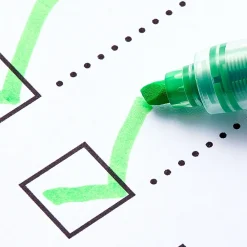 Highlighters|Staples ® Hype! Stick Highlighters, Chisel Tip, Assorted, 5/Pack (34657-CC)