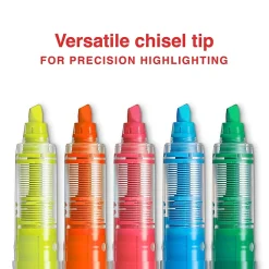 Highlighters|Staples Hype! Stick Highlighters, Chisel, Assorted, Dozen (14598)