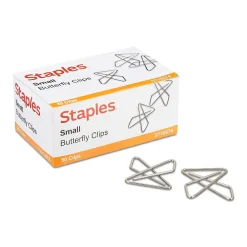 Clips & Fasteners|Staples ® Ideal Paper Clips, Small, 50/Box (10674-CC)