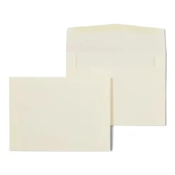 Online Staples Invitation Envelope, Ivory, 50/Box (51491-US)