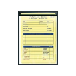 Sheet Protectors|Staples Job Ticket Holders, 9" x 12", Clear, 3/Pack (15949/75255)
