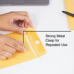 Outlet Staples Kraft Clasp & Moistenable Glue Catalog Envelopes, 6