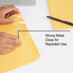 Discount Staples Kraft Clasp & Moistenable Glue Catalog Envelopes, 10