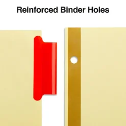 Dividers|Staples Large Tab Insertable Dividers, 5-Tab, Assorted Colors, 4/Pack (13515/14481)