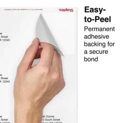 Labels|Staples Laser/Inkjet Shipping Labels, 3-1/3