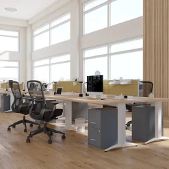 File Cabinets*Staples Light Duty 2-Drawer Mobile Vertical File Cabinet, Letter Size, Lockable, 24.1