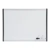 Dry Erase*Staples Magnetic Steel Dry-Erase Whiteboard, Silver/Black, 1.5' x 2' (52484/28213)