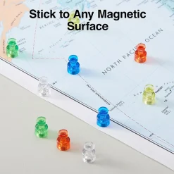 Clips & Fasteners|Staples Magnets, Assorted, 10/Pack (33273-CC)