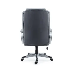 Office Chairs*Staples Mcallum Ergonomic Bonded Leather Swivel Manager Chair, (51474) Gray