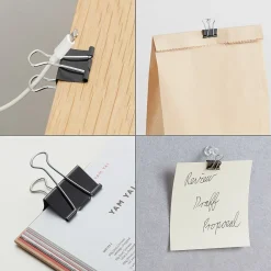 Clips & Fasteners|Staples Medium Binder Clips, 0.63