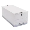 File Storage|Staples Medium Duty File Box, String and Button Lid, Letter, White/Gray, 12/Case (TR59221)
