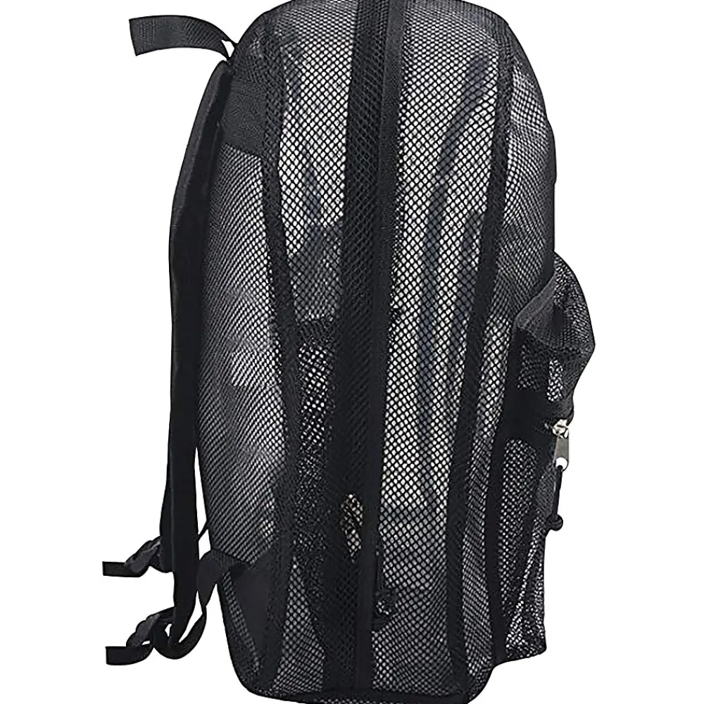 Staples Mesh Backpack, Black (29693)